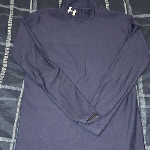 Under Armour Dark Blue Turtleneck Top